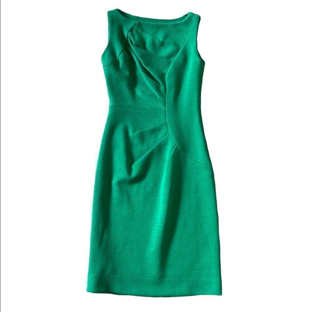 Milly of New York Vintage Emerald Green Sheath Dress